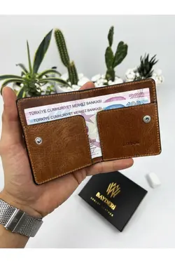کیف پول جا کارتی کاربردی جدید چرم اصل طراحی برند bayderi کد 1645707322