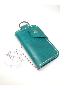 جا کارتی مردانه واقعی دست ساز چرم 100% اصل 2.0 مدل 2چشمه‎دار برند TUNA TAKI &amp; AKSESUAR کد 1645537749