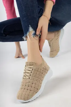 کفش اسپرت اسنیکر بافتنی فصل جدید زنانه برند MORENİCA کد 1645445890