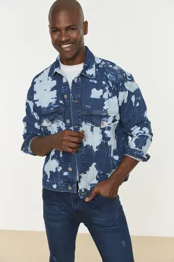 ژاکت مردانه آبی برند TRENDYOL MAN کد 1645178687