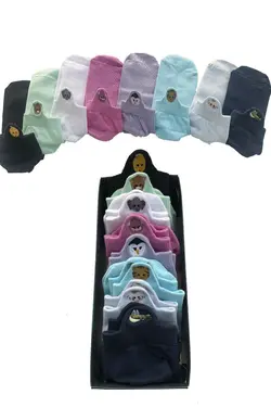 جوراب جعبه‎دار قلاب دوزی شده حیوانات دوست داشتنی زنانه 8ست برند Ozzy Socks کد 1645186449