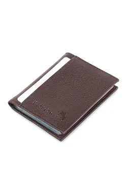 جا کارتی کیف پول ست کمربند دار مردانه کلاسیک جعبه‎دار قهوه‎ای برند polo air کد 1644816648