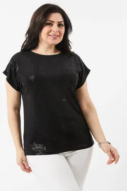 بلوز پولک دوز سایز بزرگ 1زنانه برند Javelin Collection کد 1644890469