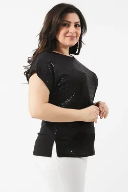 بلوز پولک دوز سایز بزرگ 1زنانه برند Javelin Collection کد 1644890469