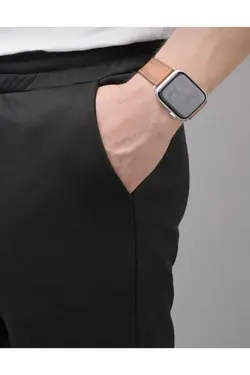 شلوار راحتی اسلیم فیت جاگر مشکی مردانه برند Tomris کد 1668695884