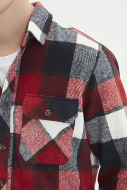 پیراهن ست متناسب مردانه جیب‌دار قرمز برند TRENDYOL MAN کد 1644473881