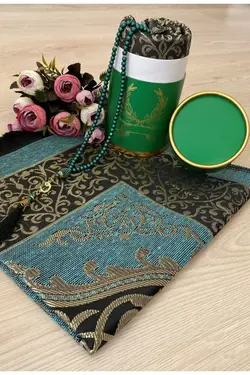 سجاده ست جعبه‎دار تافتا سبز برند ayhan home ev tekstili کد 1644214588