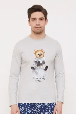 لباس راحتی مردانه طوسی برند Katia &amp; Bony کد 1644206290