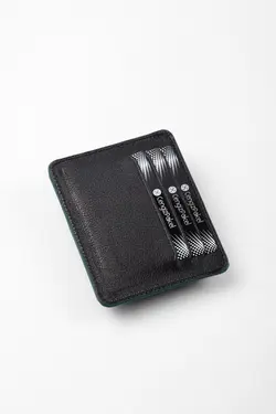 جا کارتی چرم اصل مشکی- سبز برند Cengiz Pakel کد 1644202811