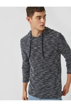 سوییشرت مردانه سرمه ای برند Koton کد 1643869513