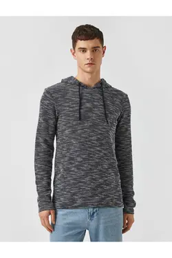 سوییشرت مردانه سرمه ای برند Koton کد 1643869513