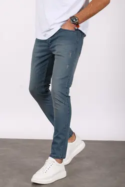 جین مردانه اندامی آبی برند Madmext کد 1643635452