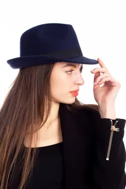 کلاه زنانه سرمه ای برند LadyColor کد 1643208917