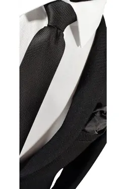 کراوات ست دستمال طرحدار رنگ مشکی برند BLC Basic Line Co. کد 1642949711