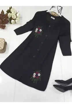 بافتنی کار شده جلو سایز بزرگ برند Nefs کد 1642952727