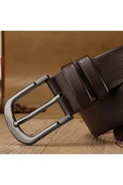 کمر کمربند مردانه جین قهوه ای تیره سانتی متر برند NESİL DERİ کد 1642607950