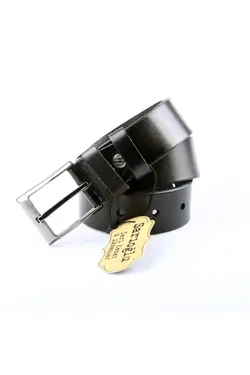 کمر شلوار مردانه پارچه چرم اصل 100100% مشکی 3.5cm برند SARIOĞLU DERİ کد 1642444630