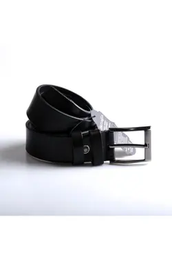 کمر شلوار مردانه پارچه چرم اصل 100100% مشکی 3.5cm برند SARIOĞLU DERİ کد 1642444630