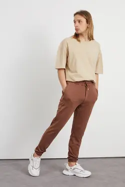 شلوار راحتی طرحدار تکه قهوه برند Shootpower کد 1641986830