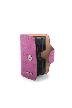 جا کارتی قهوه ای سرخابی برند Nas Bag کد 1641570492