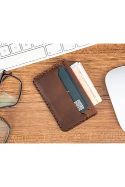 جا کارتی چرم کاپوچینو برند MOKKA LEATHER کد 1641330730