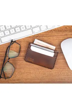 جا کارتی چرم کاپوچینو برند MOKKA LEATHER کد 1641330730