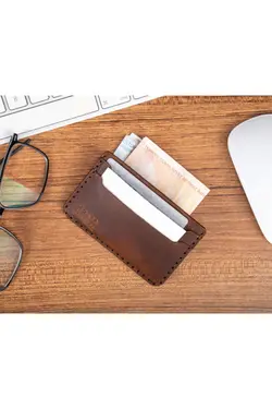 جا کارتی چرم کاپوچینو برند MOKKA LEATHER کد 1641330730