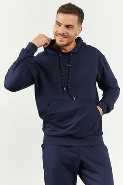 ست لباس راحتی گشاد کلاهدار مردانه پاچه لاستیک جیبدار برند Tommy Life کد 1641077588