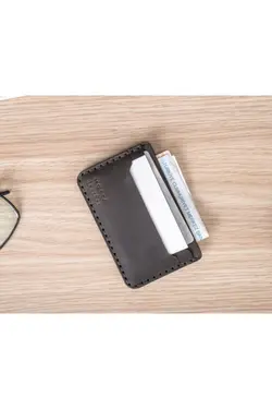 جا کارتی چرم طوسی برند MOKKA LEATHER کد 1641051728