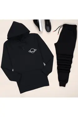 ست لباس راحتی مشکی برند uyguntarz کد 1640955310