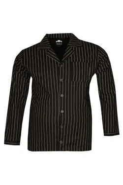 لباس راحتی پنبه راه‎راه سایز بزرگ مشکی برند FaLa Jeans کد 1640767272