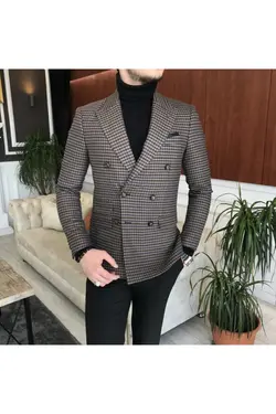 کت زمستانی اسلیم فیت مردانه تک نفره ایتالیایی چند رنگ برند TerziAdemAltun کد 1640454262