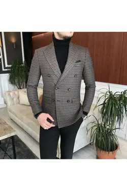 کت زمستانی اسلیم فیت مردانه تک نفره ایتالیایی چند رنگ برند TerziAdemAltun کد 1640454262