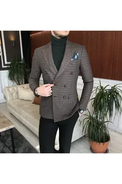 کت زمستانی اسلیم فیت مردانه تک نفره ایتالیایی چند رنگ برند TerziAdemAltun کد 1640454262