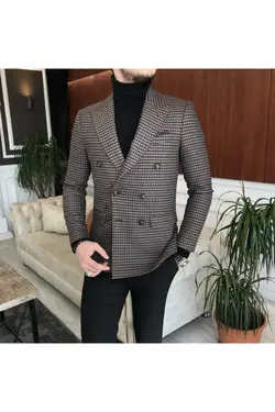 کت زمستانی اسلیم فیت مردانه تک نفره ایتالیایی چند رنگ برند TerziAdemAltun کد 1640454262