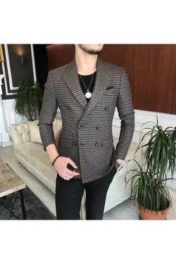 کت زمستانی اسلیم فیت مردانه تک نفره ایتالیایی چند رنگ برند TerziAdemAltun کد 1640454262