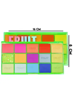 پالت سایه چشم صدف دار مات سبز رنگی برند MUJGAN کد 1668757932