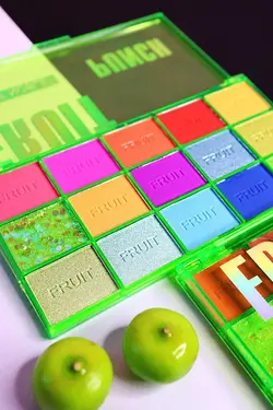 پالت سایه چشم صدف دار مات سبز رنگی برند MUJGAN کد 1668757932