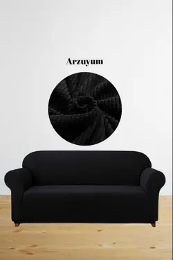 رو مبلی لایکرا طرح 3نفره نیمکت، صندلی، برند Arzuyum کد 1668757027