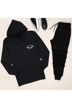 ست لباس راحتی مشکی برند uyguntarz کد 1668736686