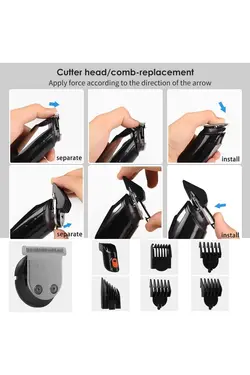 دستگاه مراقبت ریش ست ناف سر/مو جدید اصلاح برش لیزر نوک 50 مردانه پیشخوان برند GRUYS کد 1668736029