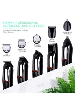 دستگاه مراقبت ریش ست ناف سر/مو جدید اصلاح برش لیزر نوک 50 مردانه پیشخوان برند GRUYS کد 1668736029