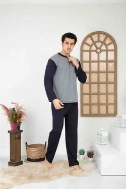 لباس راحتی جاکاردار 100پنبه ای مردانه برند Rimoli کد 1668732367