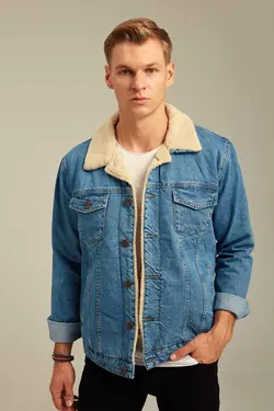 کت اسلیم فیت جین آبی برند COOL TARZ کد 1669135845