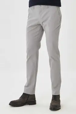 برش اسلیم فیت چینو جیبدار طوسی شلوار قالب تنگ مردانه برند Altınyıldız Classics کد 1669135548