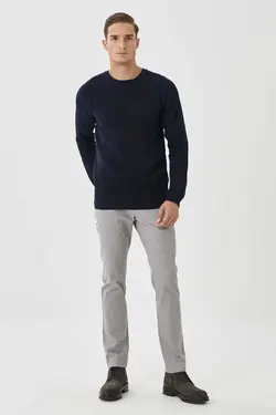 برش اسلیم فیت چینو جیبدار طوسی شلوار قالب تنگ مردانه برند Altınyıldız Classics کد 1669135548