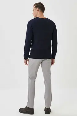 برش اسلیم فیت چینو جیبدار طوسی شلوار قالب تنگ مردانه برند Altınyıldız Classics کد 1669135548