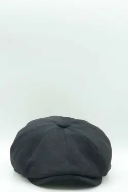 کلاه کشمیر زمستانی 8تکه پشمی مشکی برند Hoppe کد 1669188065