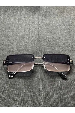 عینک مستطیلی شیشه ای مشکی برند fiza moda کد 1669180003