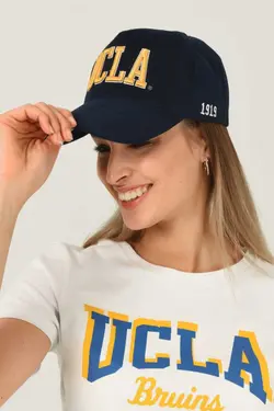کلاه قلاب دوزی شده سرمه ای قطر برند Ucla کد 1669319705